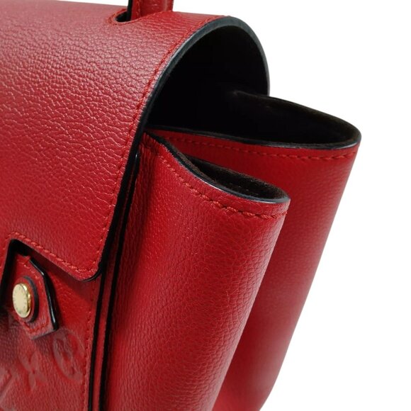 809739BA (X6) Louis Vuitton Hand Bag Trocadero Red Monogram Empreinte - Picture 7 of 13